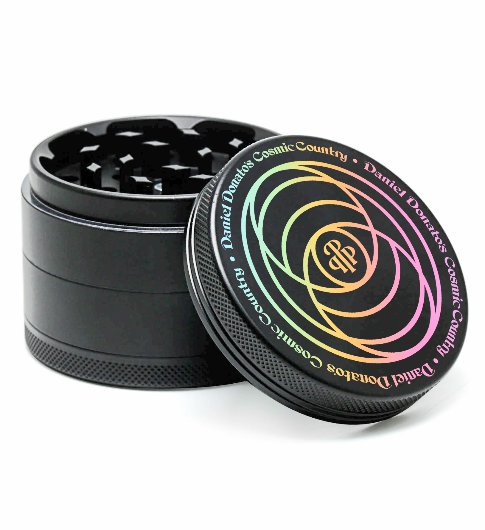 A custom grinder with a brands logo on it perfect for promotional products   MunchMakers