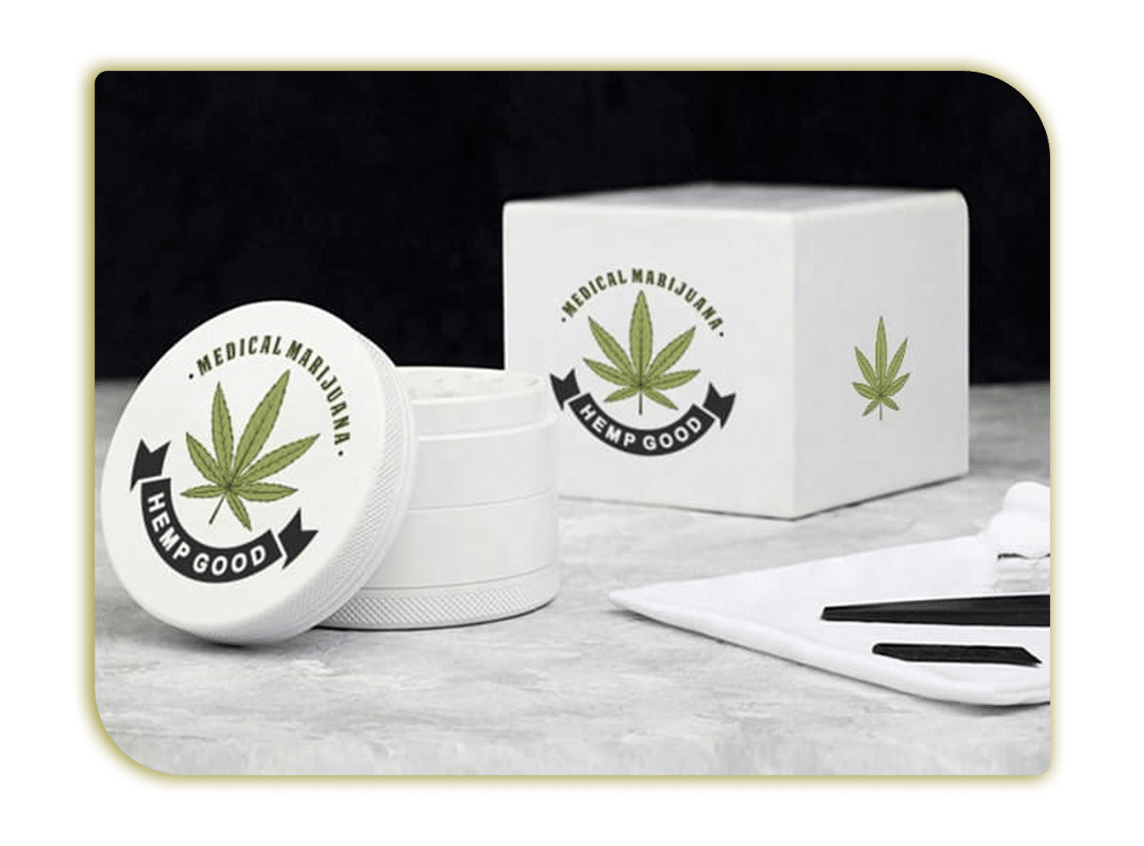 Premium medical cannabis products promoting health and wellness featuring a clean modern design   MunchMakers