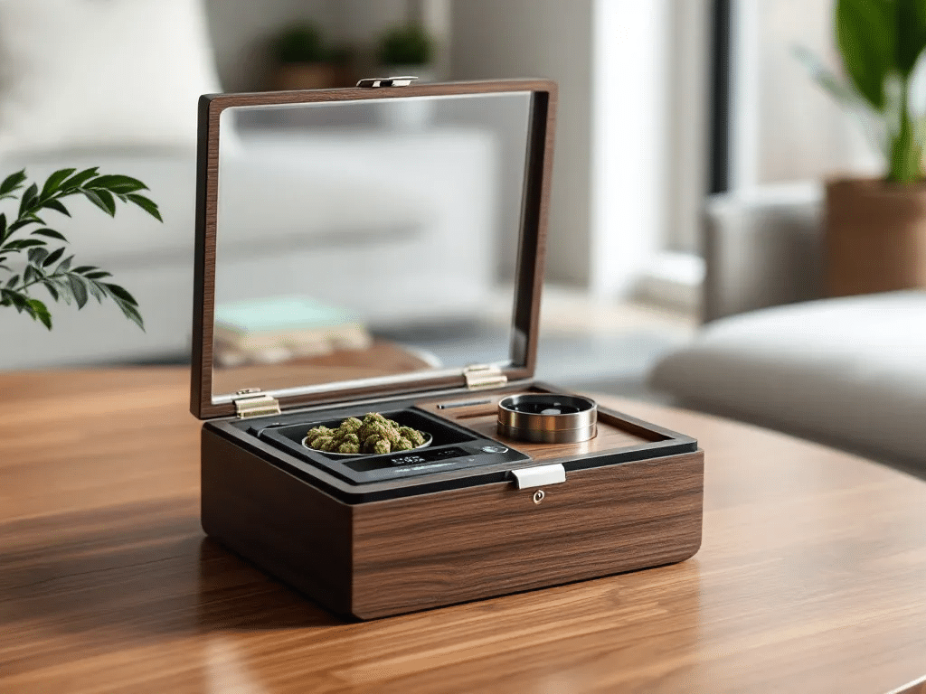 Multi functional features of a cannabis storage box   MunchMakers